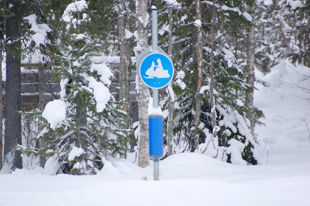 Strae fr Schneemobile